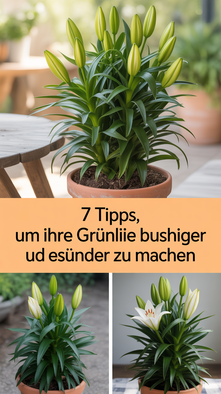 7 Tipps, um Ihre Grünlilie buschiger und gesünder zu machen