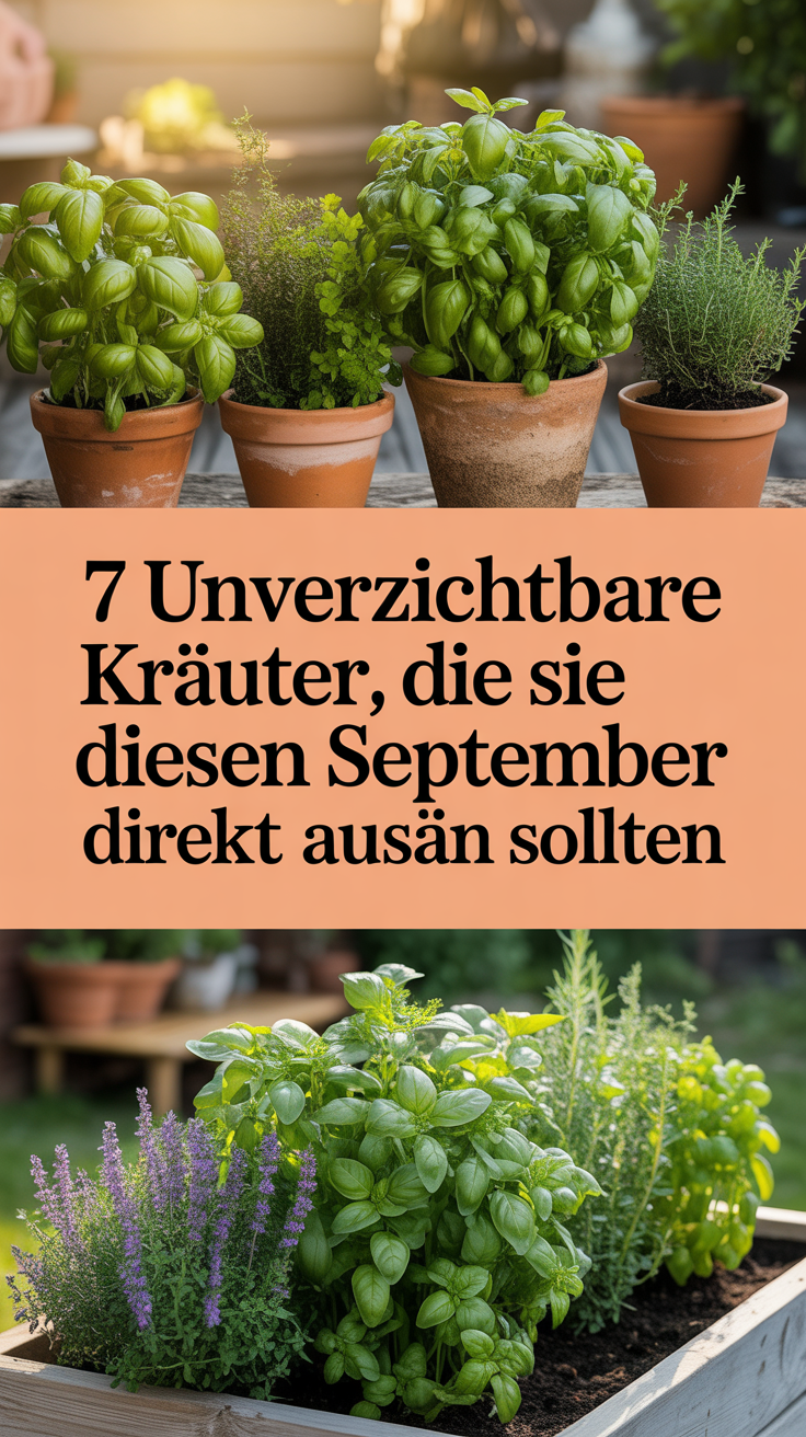 7 Unverzichtbare Kräuter, die Sie diesen September direkt aussäen sollten