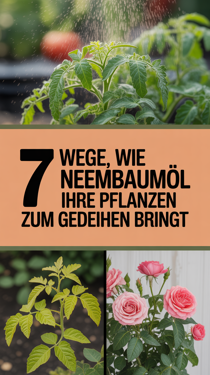 7 Wege, wie Neembaumöl Ihre Pflanzen zum Gedeihen bringt