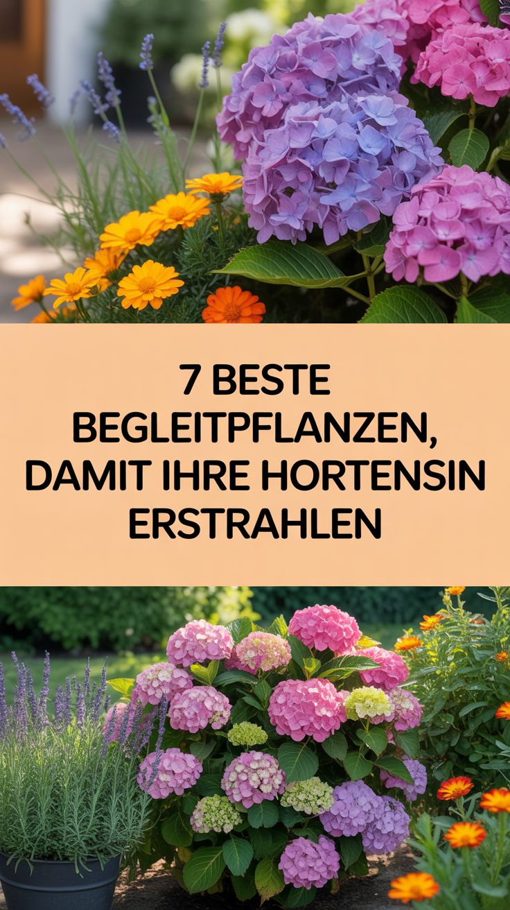 7 beste Begleitpflanzen, damit Ihre Hortensien erstrahlen