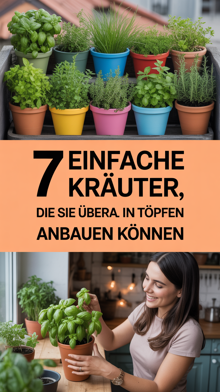 7 einfache Kräuter, die Sie überall in Töpfen anbauen können