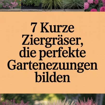 7 kurze Ziergräser, die perfekte Gartenbegrenzungen bilden
