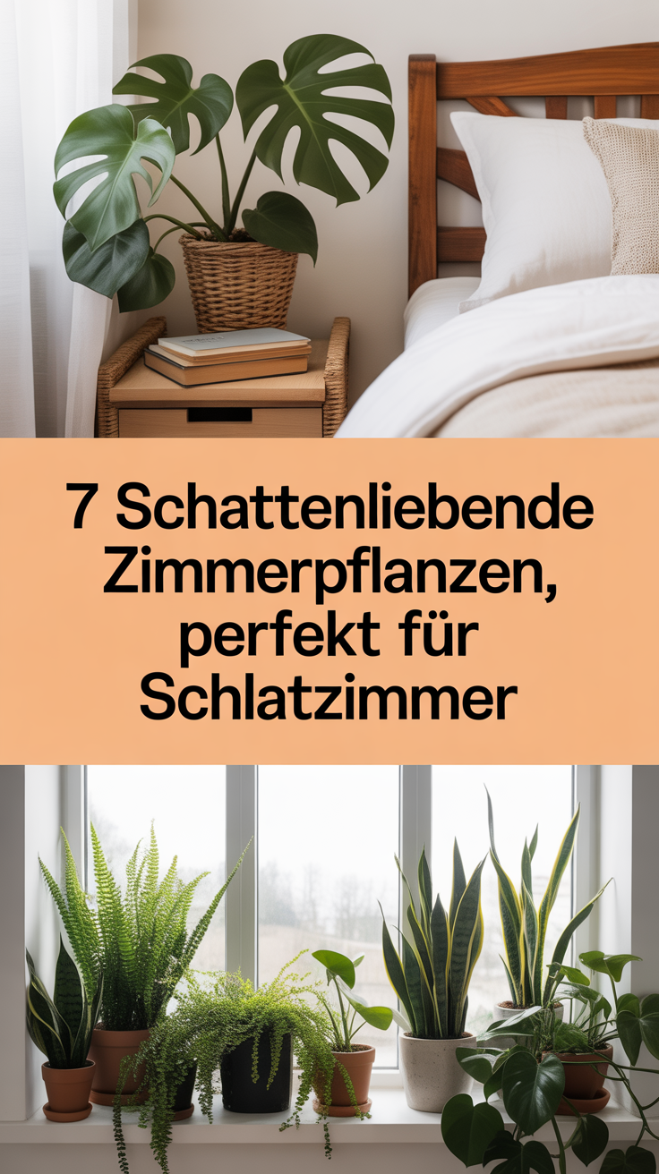 7 schattenliebende Zimmerpflanzen, perfekt für Schlafzimmer