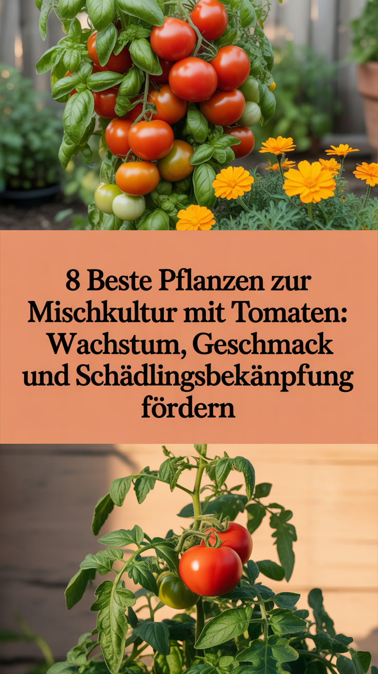 8 Beste Pflanzen zur Mischkultur mit Tomaten: Wachstum, Geschmack und Schädlingsbekämpfung fördern
