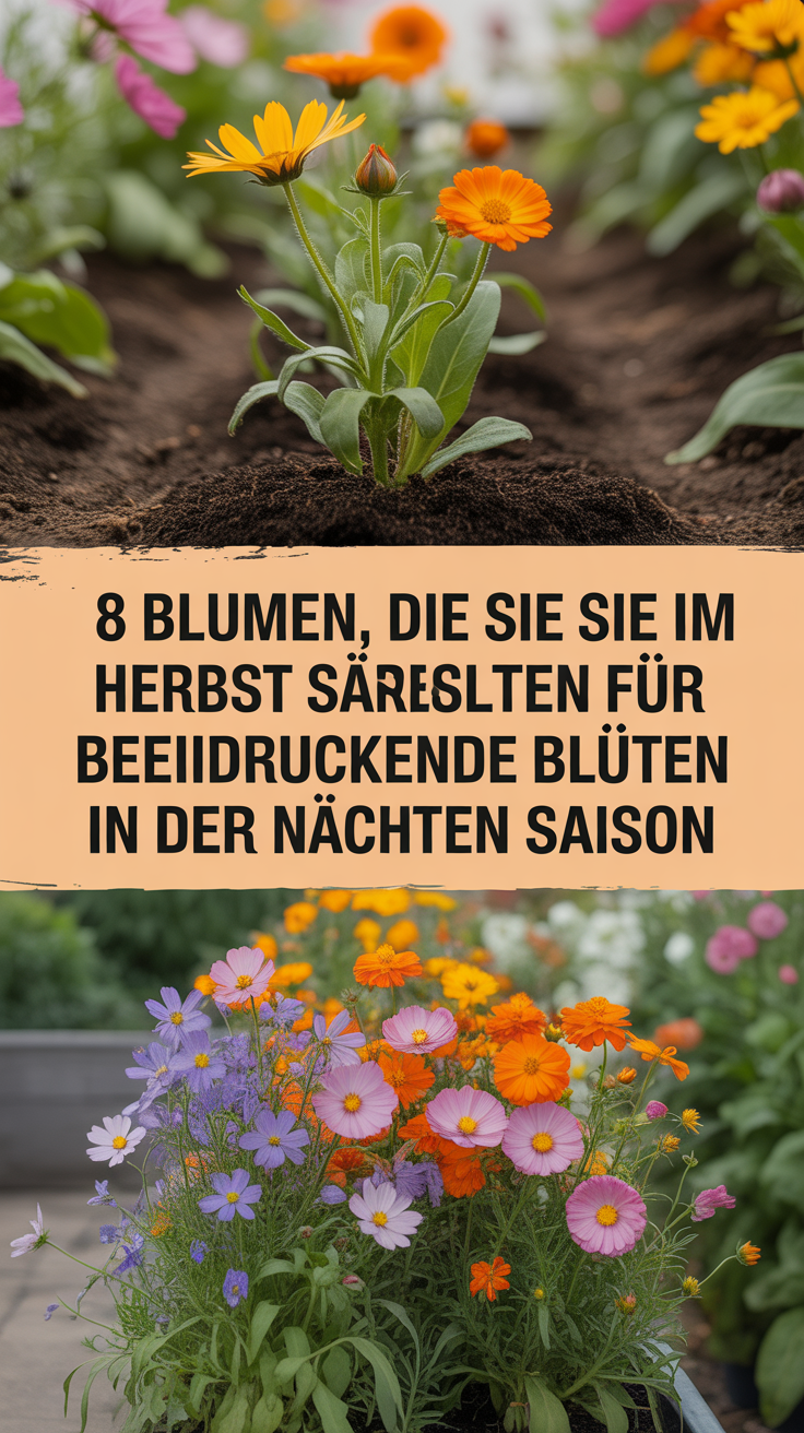 8 Blumen, die Sie im Herbst säen sollten für beeindruckende Blüten in der nächsten Saison