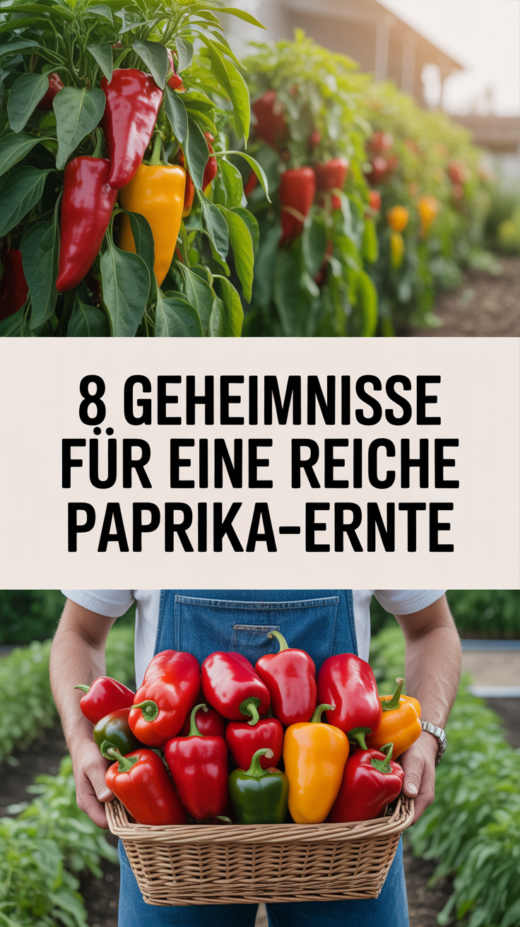 8 Geheimnisse für eine reiche Paprika-Ernte
