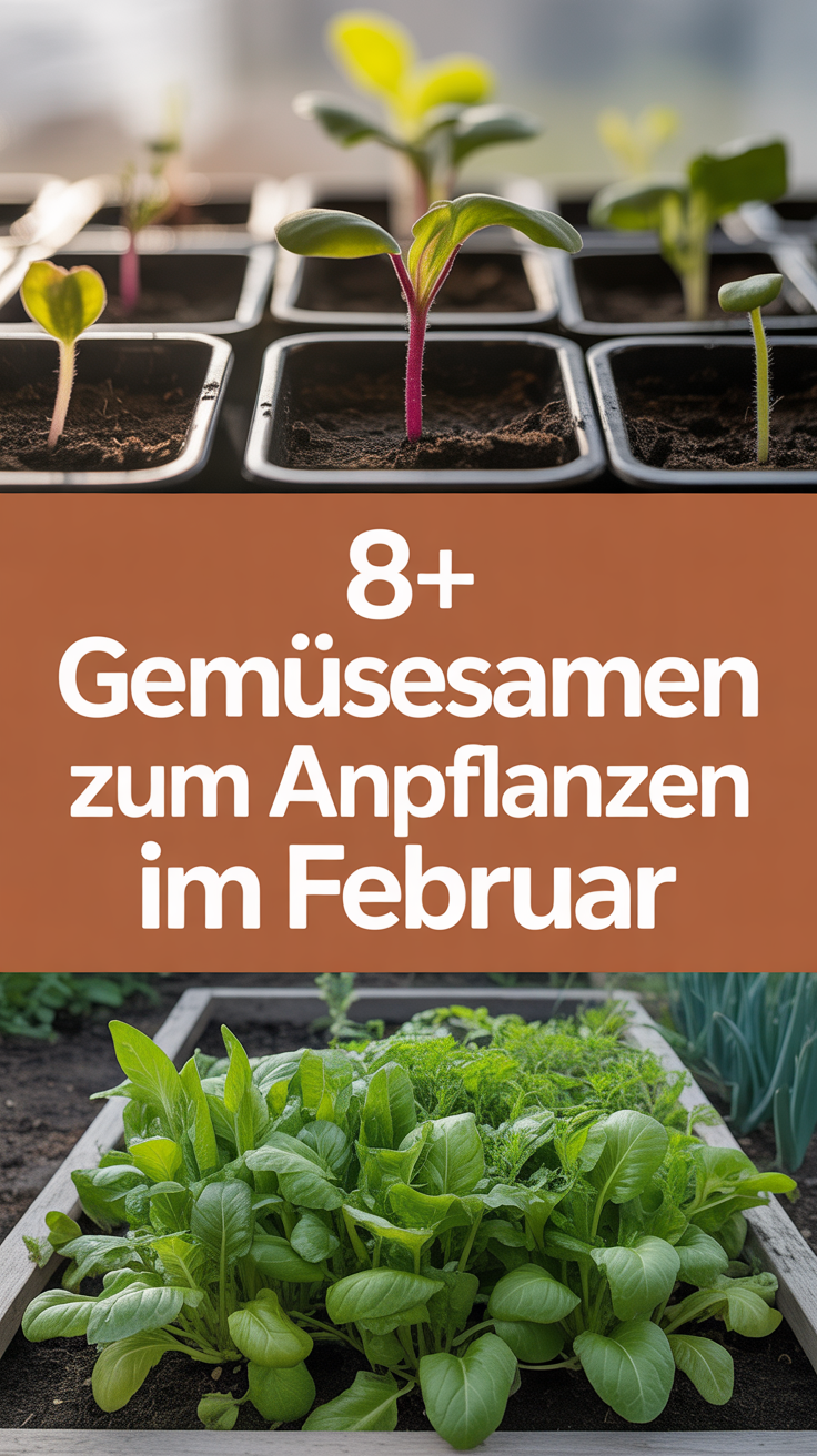 8+ Gemüsesamen zum Anpflanzen im Februar