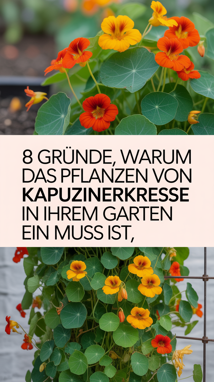 8 Gründe, warum das Pflanzen von Kapuzinerkresse in Ihrem Garten ein Muss ist