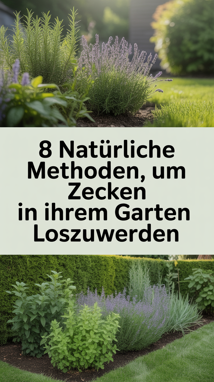 8 Natürliche Methoden, um Zecken in Ihrem Garten loszuwerden