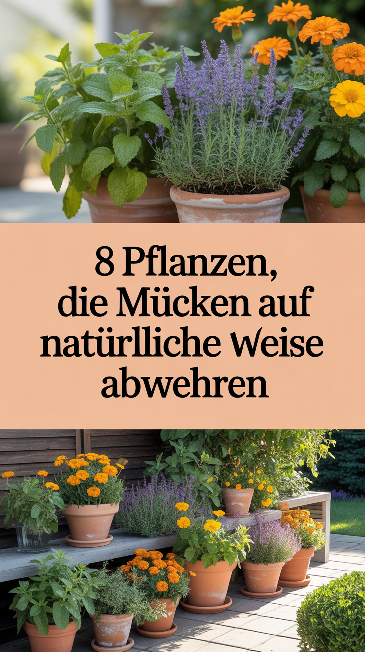 8 Pflanzen, die Mücken auf natürliche Weise abwehren