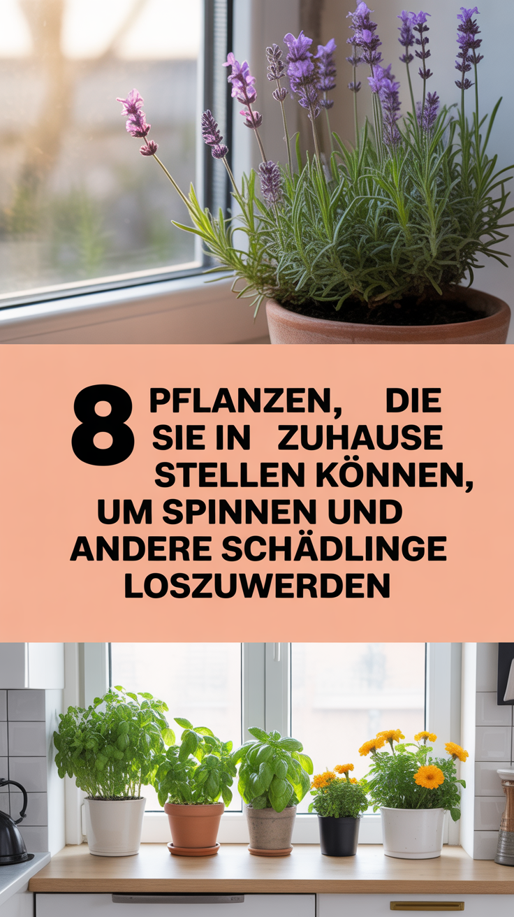 8 Pflanzen, die Sie in Ihr Zuhause stellen können, um Spinnen und andere Schädlinge loszuwerden