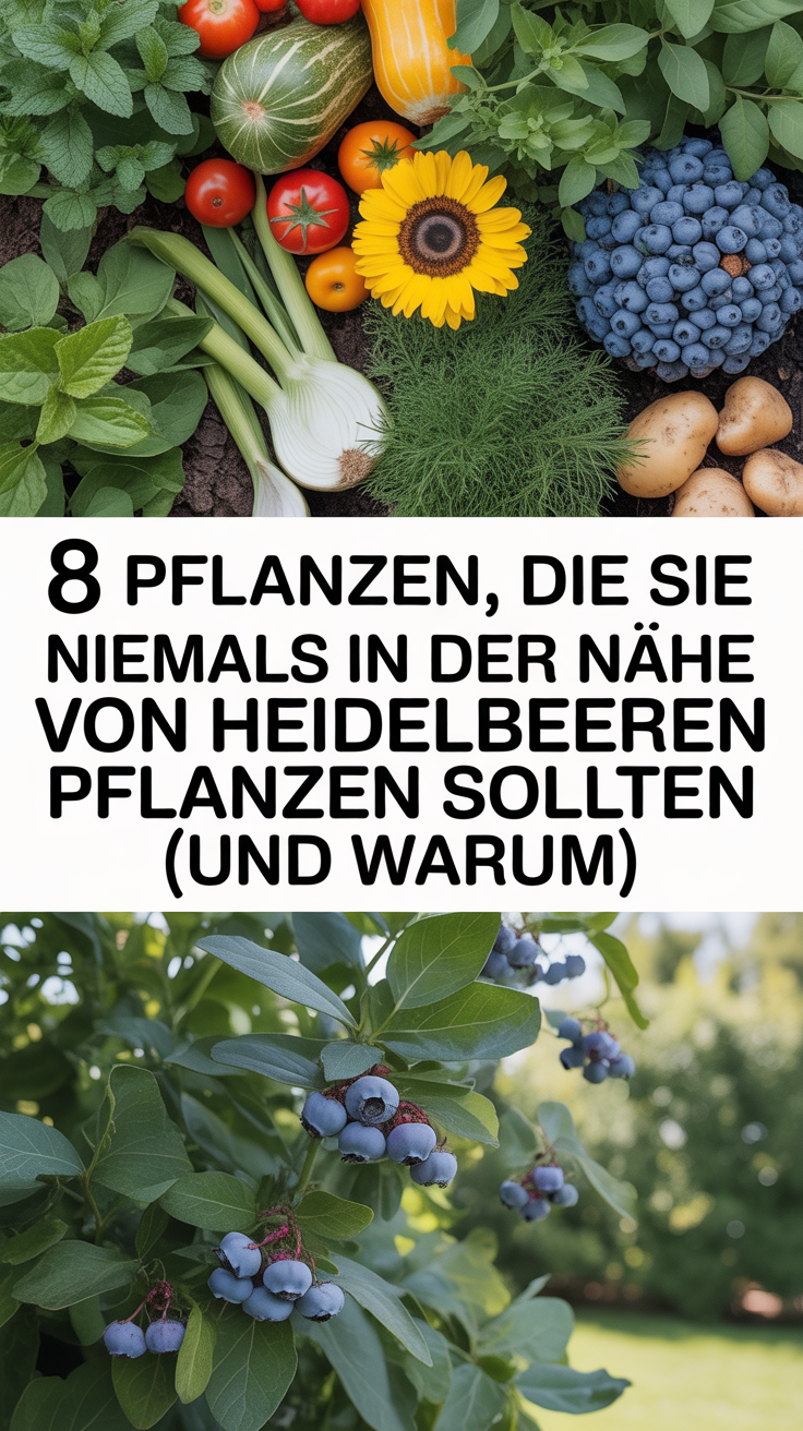 8 Pflanzen, die Sie niemals in der Nähe von Heidelbeeren pflanzen sollten (und warum)
