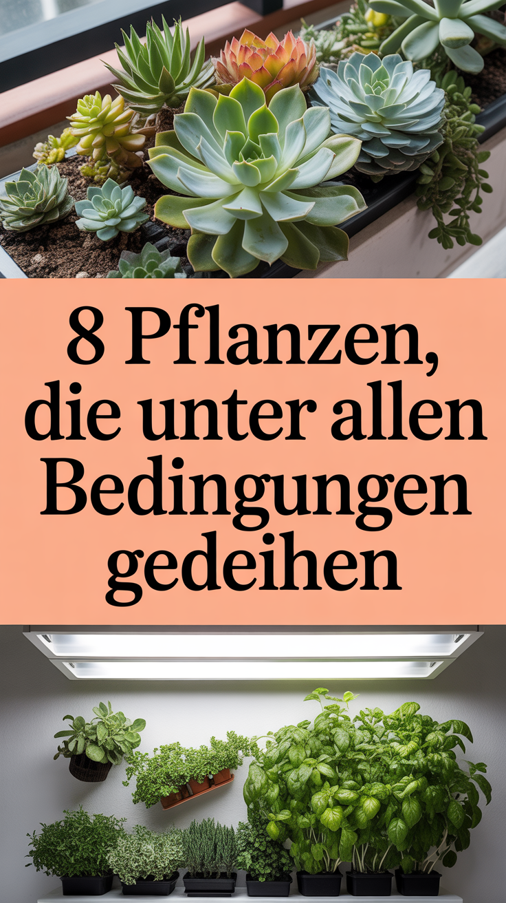 8 Pflanzen, die unter allen Bedingungen gedeihen