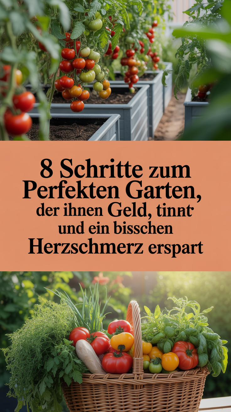 8 Schritte zum perfekten Garten, der Ihnen Geld, Zeit und ein bisschen Herzschmerz erspart