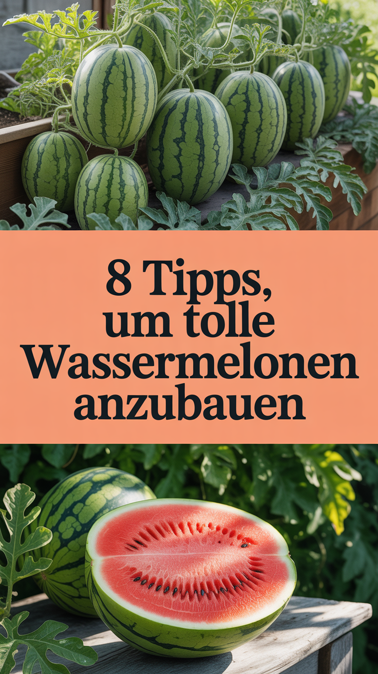 8 Tipps, um tolle Wassermelonen anzubauen