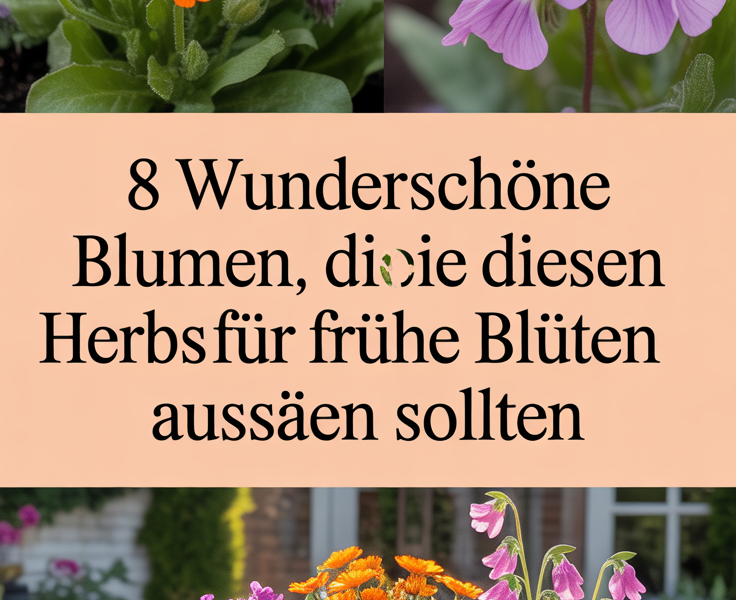 8 Wunderschöne Blumen, die Sie diesen Herbst für frühe Blüten aussäen sollten