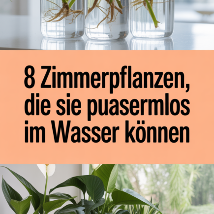 8 Zimmerpflanzen, die Sie problemlos im Wasser ziehen können