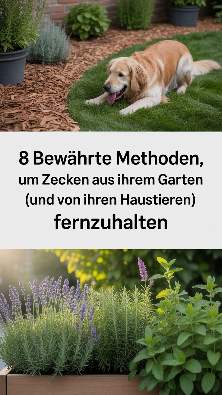 8 bewährte Methoden, um Zecken aus Ihrem Garten (und von Ihren Haustieren) fernzuhalten