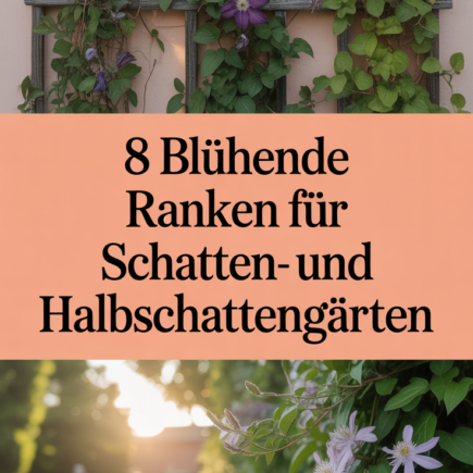 8 blühende Ranken für Schatten- und Halbschattengärten
