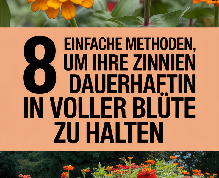8 einfache Methoden, um Ihre Zinnien dauerhaft in voller Blüte zu halten