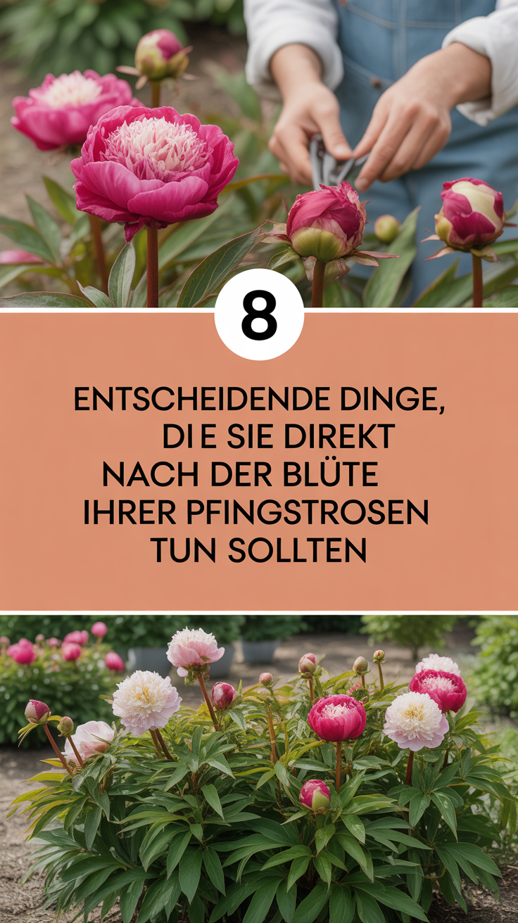 8 entscheidende Dinge, die Sie direkt nach der Blüte Ihrer Pfingstrosen tun sollten