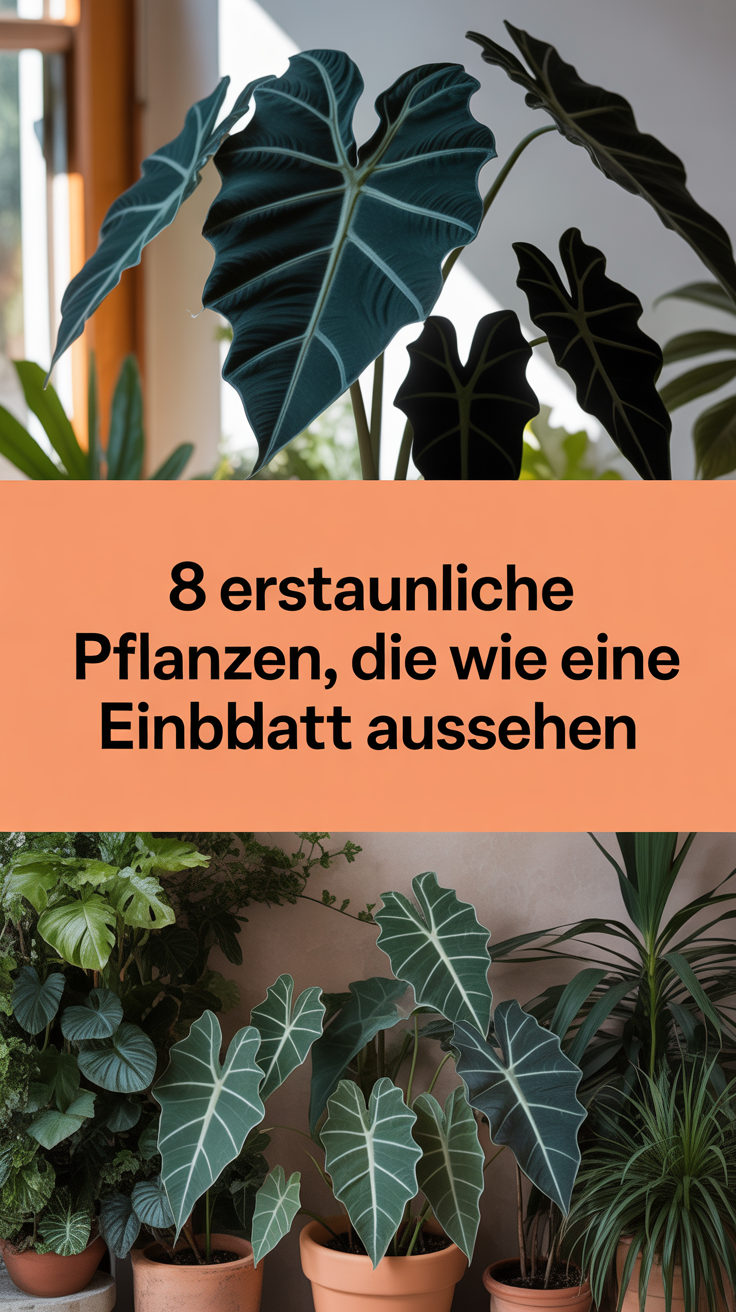 8 erstaunliche Pflanzen, die wie eine Einblatt aussehen