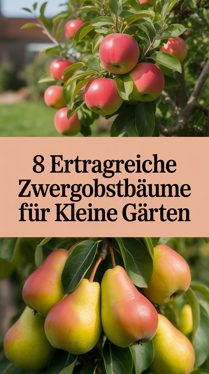 8 ertragreiche Zwergobstbäume für kleine Gärten