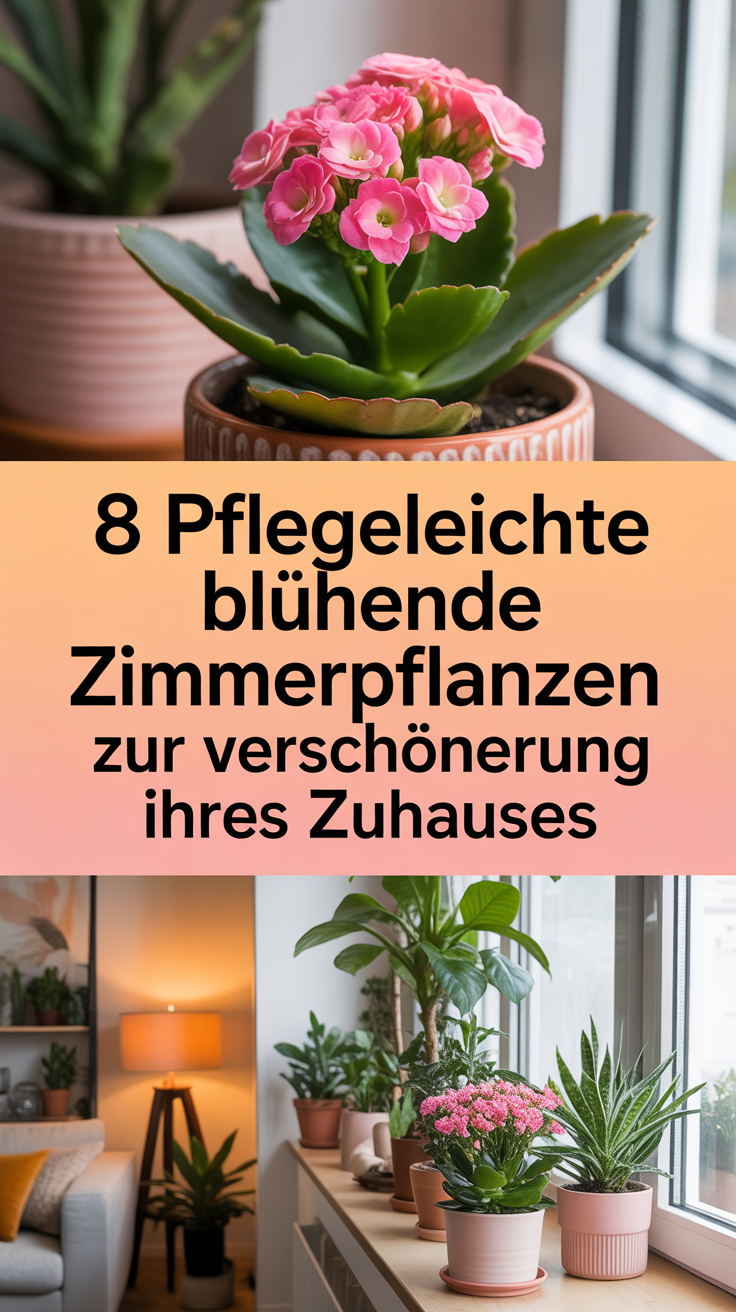 8 pflegeleichte blühende Zimmerpflanzen zur Verschönerung Ihres Zuhauses