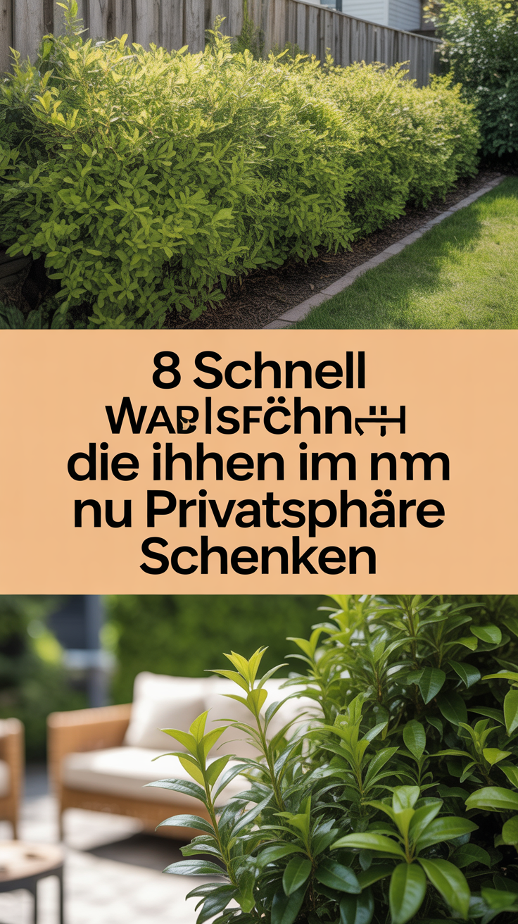 8 schnell wachsende Sträucher, die Ihnen im Nu Privatsphäre schenken