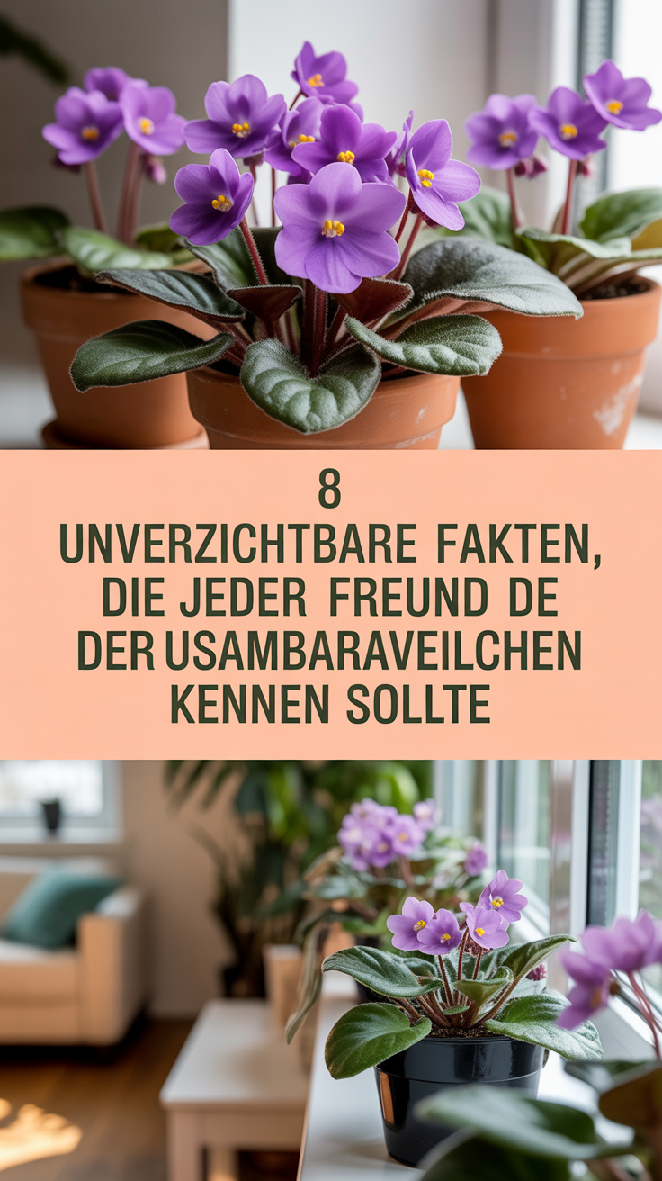 8 unverzichtbare Fakten, die jeder Freund der Usambaraveilchen kennen sollte