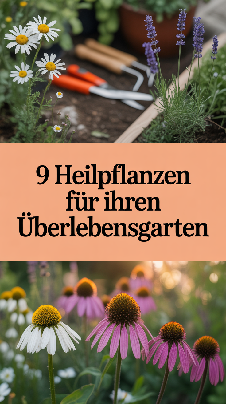 9 Heilpflanzen für Ihren Überlebensgarten