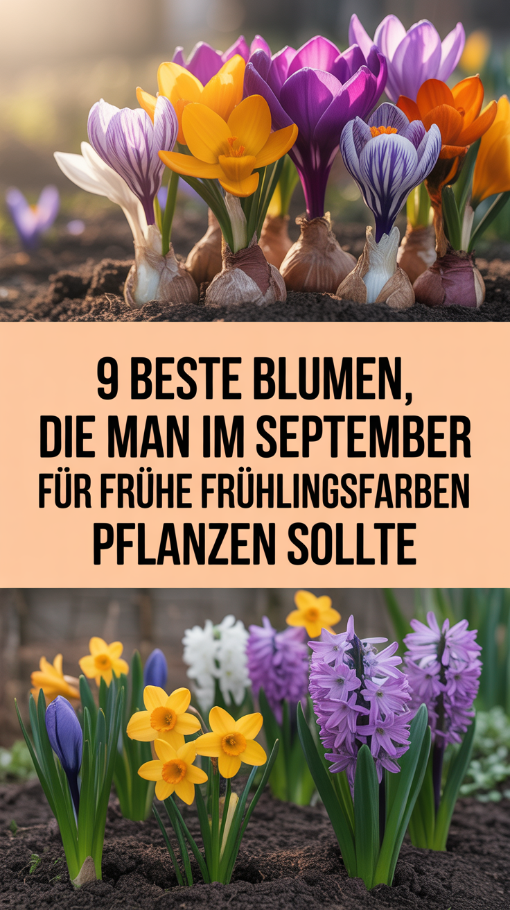 9 beste Blumen, die man im September für frühe Frühlingsfarben pflanzen sollte