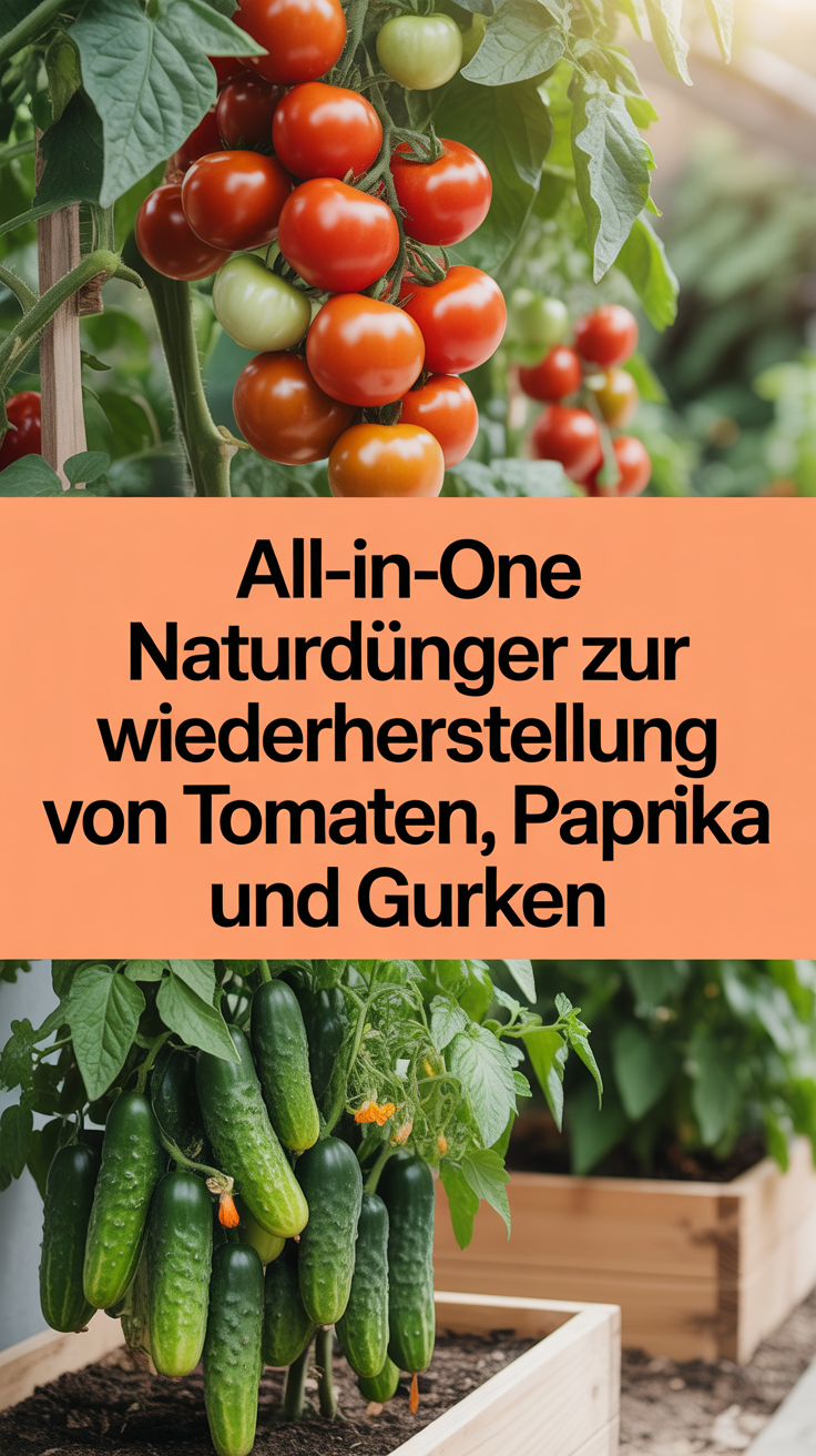 All-in-One Naturdünger zur Wiederherstellung von Tomaten, Paprika und Gurken
