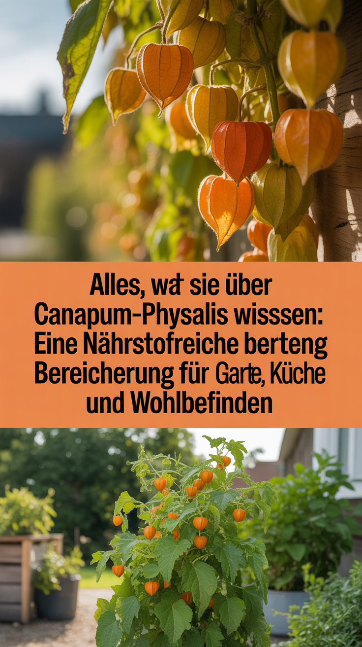Alles, was Sie über Canapum-Physalis wissen müssen: Eine nährstoffreiche Bereicherung für Garten, Küche und Wohlbefinden