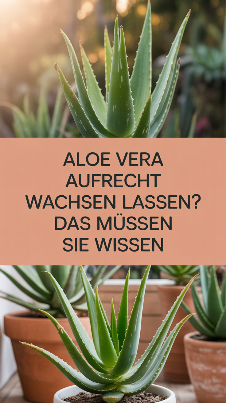 Aloe Vera aufrecht wachsen lassen? Das müssen Sie wissen