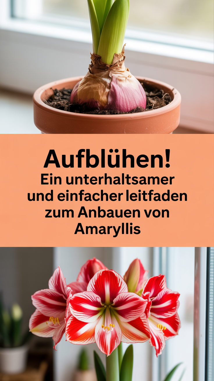 Aufblühen! Ein unterhaltsamer und einfacher Leitfaden zum Anbauen von Amaryllis