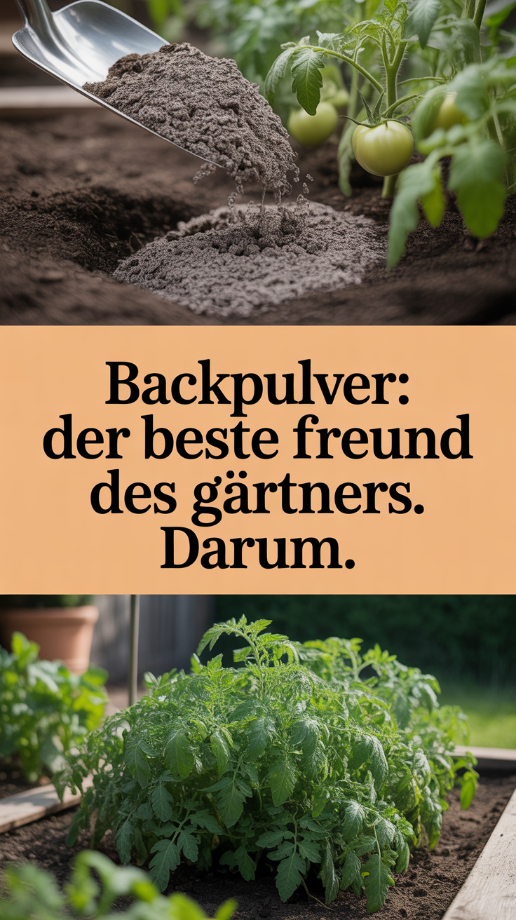 Backpulver: Der beste Freund des Gärtners. Darum.