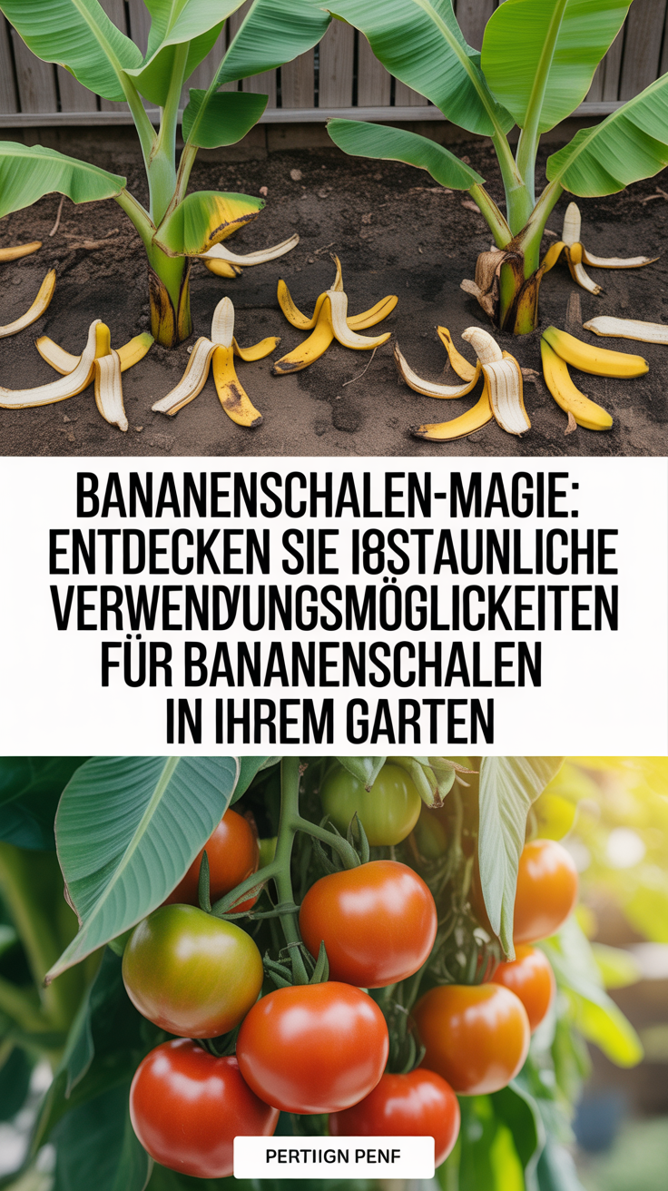 Bananenschalen-Magie: Entdecken Sie 10 erstaunliche Verwendungsmöglichkeiten für Bananenschalen in Ihrem Garten