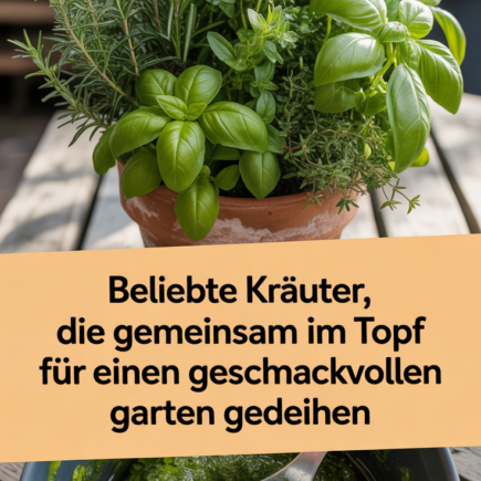 Beliebte Kräuter, die gemeinsam im Topf für einen geschmackvollen Garten gedeihen