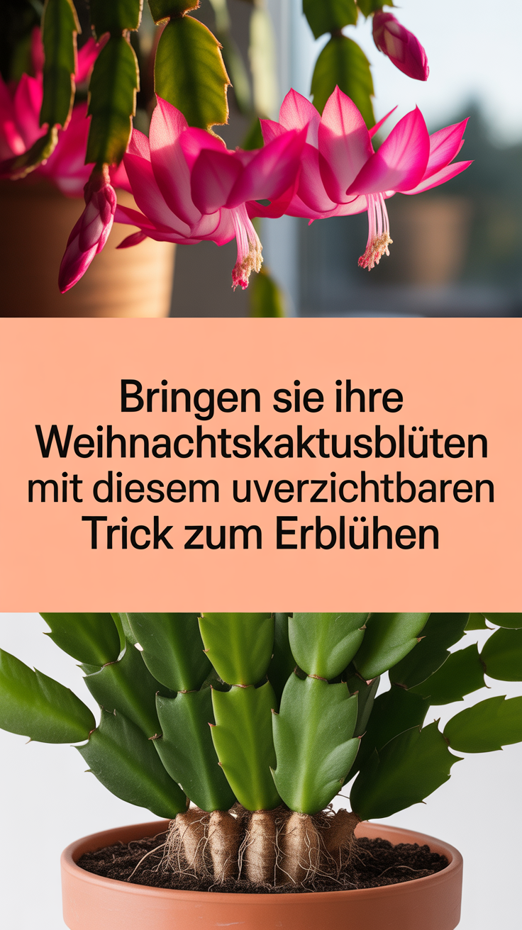 Bringen Sie Ihre Weihnachtskaktusblüten mit diesem unverzichtbaren Trick zum Erblühen