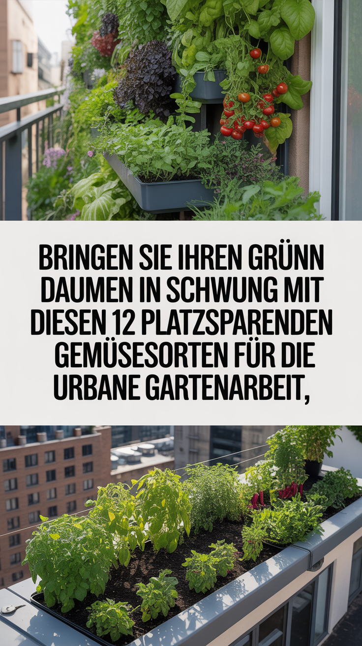 Bringen Sie Ihren grünen Daumen in Schwung mit diesen 12 platzsparenden Gemüsesorten für die urbane Gartenarbeit