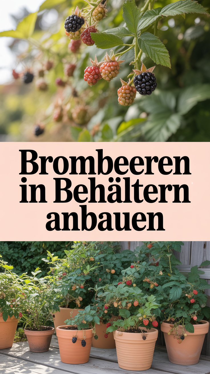 Brombeeren in Behältern anbauen