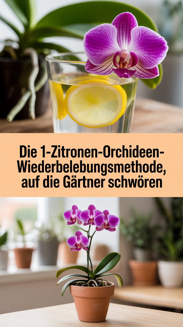 Die 1-Zitronen-Orchideen-Wiederbelebungsmethode, auf die Gärtner schwören