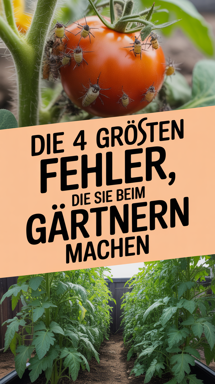 Die 4 größten Fehler, die Sie beim Gärtnern machen