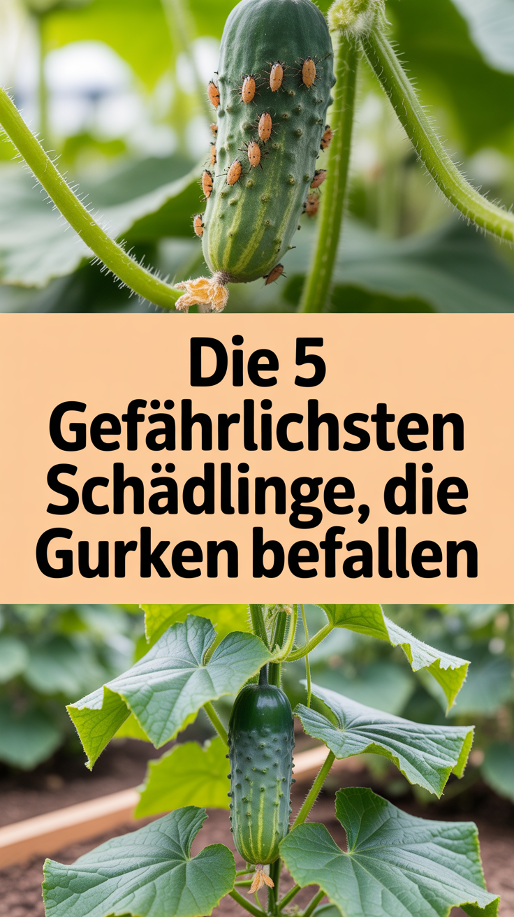Die 5 gefährlichsten Schädlinge, die Gurken befallen