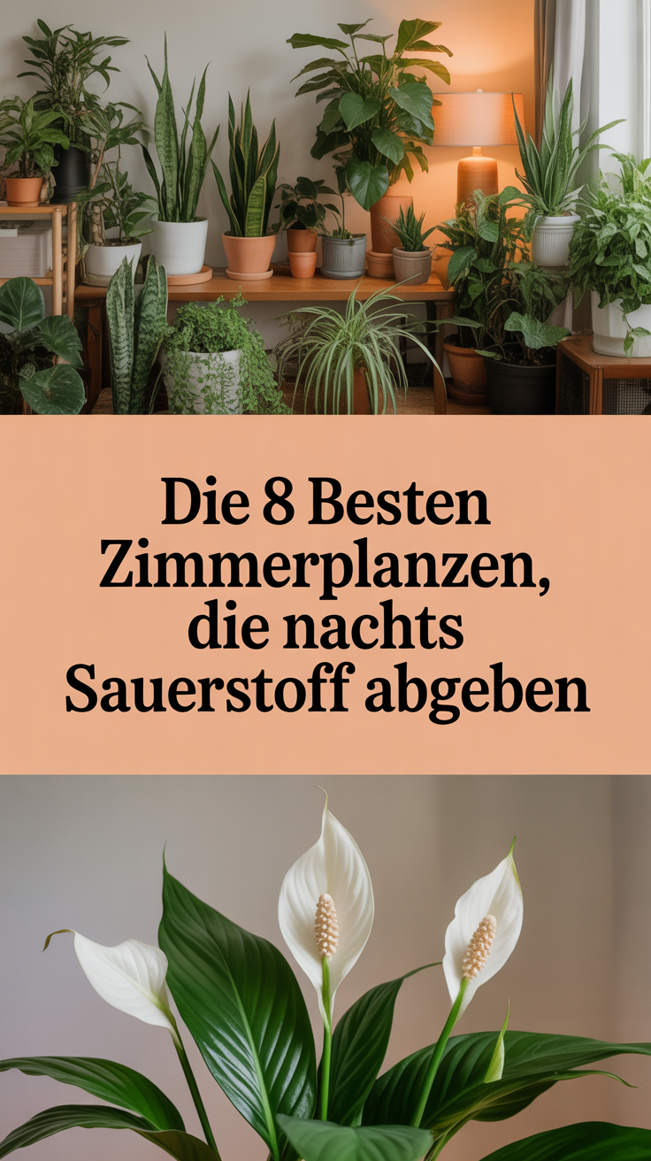 Die 8 besten Zimmerpflanzen, die nachts Sauerstoff abgeben