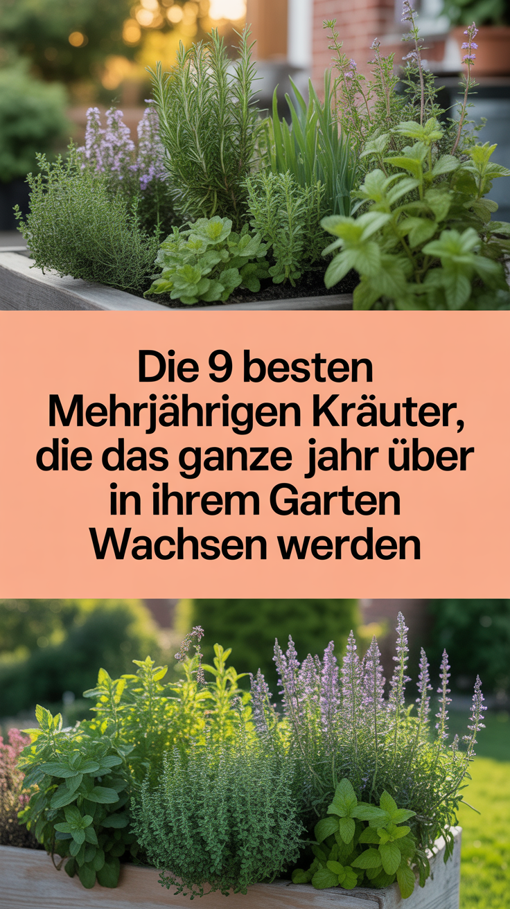 Die 9 besten mehrjährigen Kräuter, die das ganze Jahr über in Ihrem Garten wachsen werden