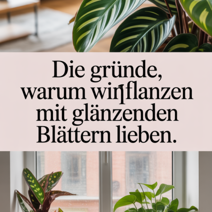 Die Gründe, warum wir Pflanzen mit glänzenden Blättern lieben.