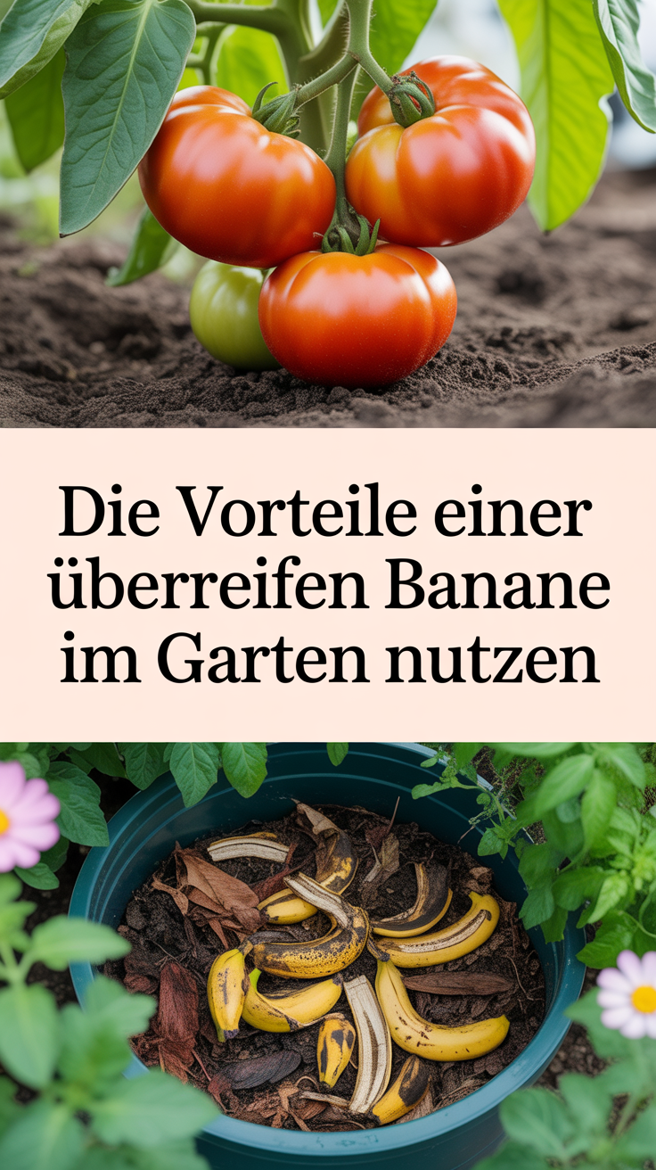 Die Vorteile einer überreifen Banane im Garten nutzen
