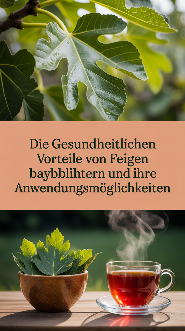 Die gesundheitlichen Vorteile von Feigenblättern und ihre Anwendungsmöglichkeiten